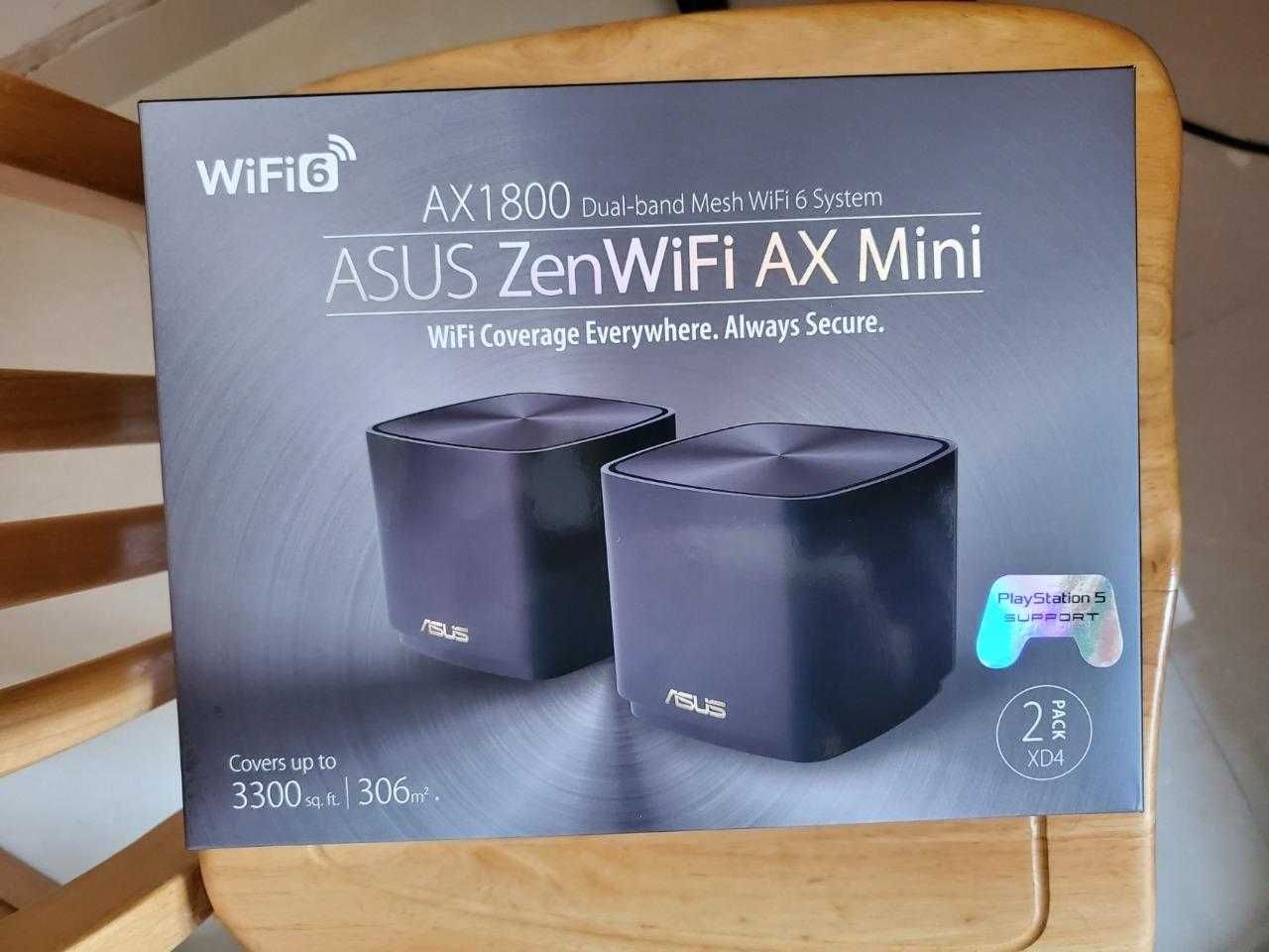 Sistem Mesh Asus ZenWiFi AX Mini XD4 2pack Wi-Fi 6 router wireless Nou