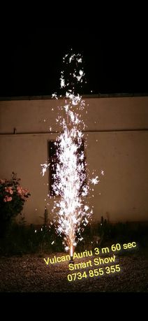 Artificii vulcani electrici exterior nunta 3 metri 60 secunde