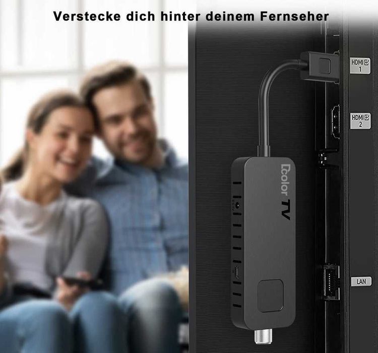 Receptor satelit Dcolor DVB-S S2 Player media USB2.0 și recorder PVR
