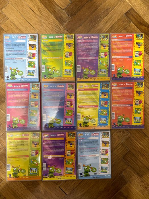 11 Buc DVD-uri Colectia Kemy Curiosul - Desene Animate Educative