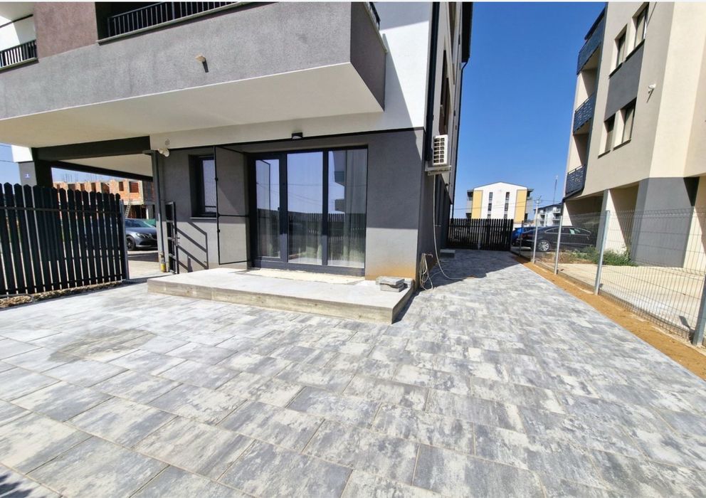 De inchiriat apartament 2 camere nou Timisoara Giroc parter cu curte