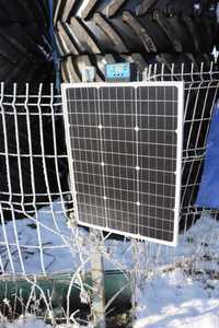 Gard Electric Panou solar 50w + Regulator tensiune 10A Noi cu garantie