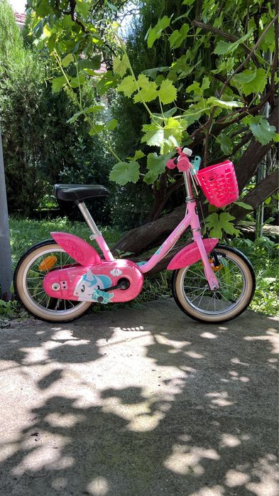 Велосипед, детски ,BTWIN 14 , с помощни колела