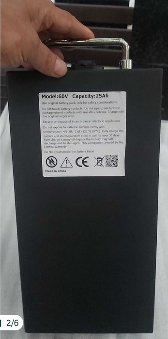 Ofertă!!Baterie Scuter 60V-25AH+încărcător Original City Coco