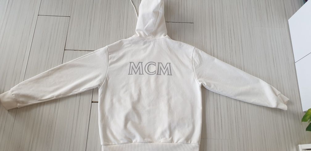 MCM Hoodie Essentials Logo Zip Up  М НОВО! ОРИГИНАЛ! Суичер с цял Цип!