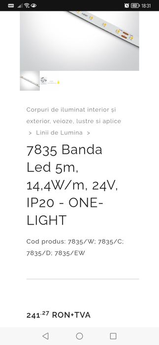Banda led ONE-Light