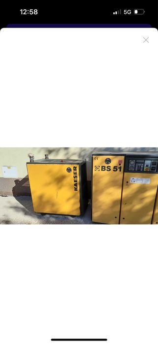 Compresor aer surub kaeser bs 51 + uscator td 61