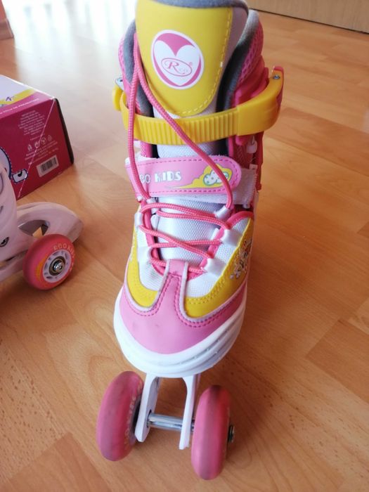 Patine Cu Rotile Fetițe Reglabile Nr.34-37