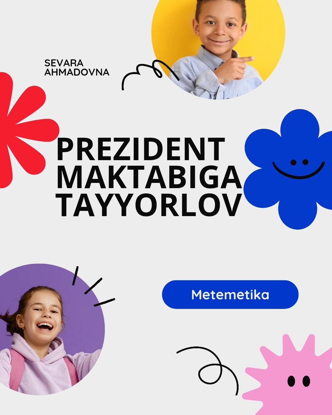 Matematika kursi prezidenti maktabiga tayyorlov