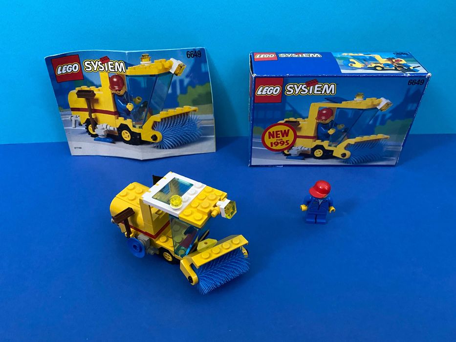 Лего Lego 6649 Street Sweeper РЕТРО 1995 Classic Town