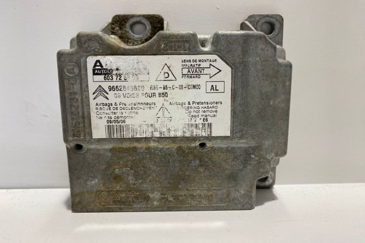Calculator airbag Modul 603725800 / 966284368 Citroen C4 prima genera