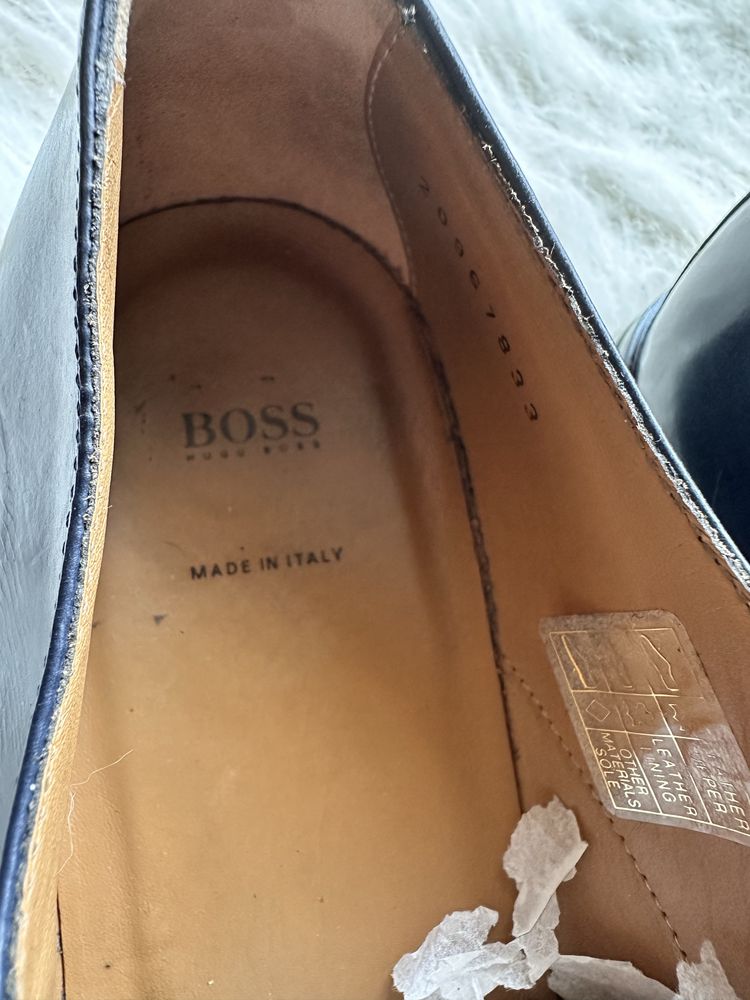 Маркови Hugo Boss кожени обувки  – оригинал