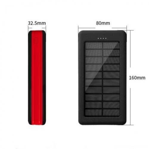 Power Bank  UKC 60000 mAh със соларен панел 4 USB с 3 адаптера