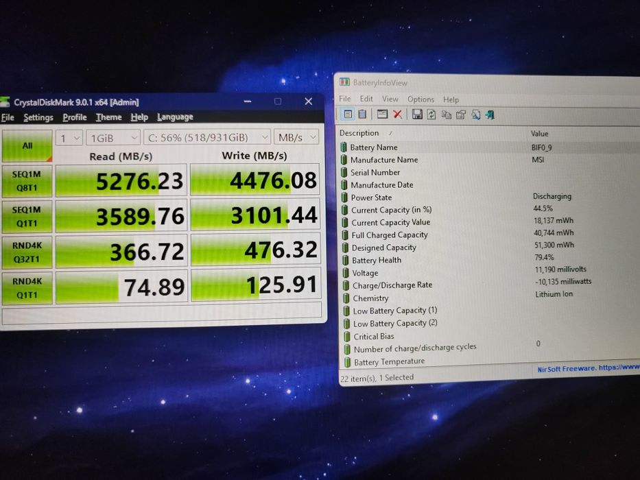 MSI gf63, Intel i5 11th, RTX 3050, 144hz, 16GB, SSD 2TB (Upgrade)