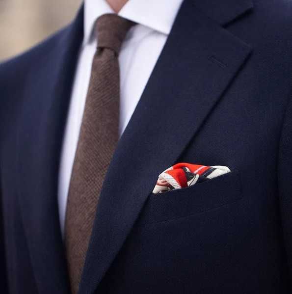 Sacou blazer 40 L slim Massimo Dutti NOU lana Finest Italian albastru