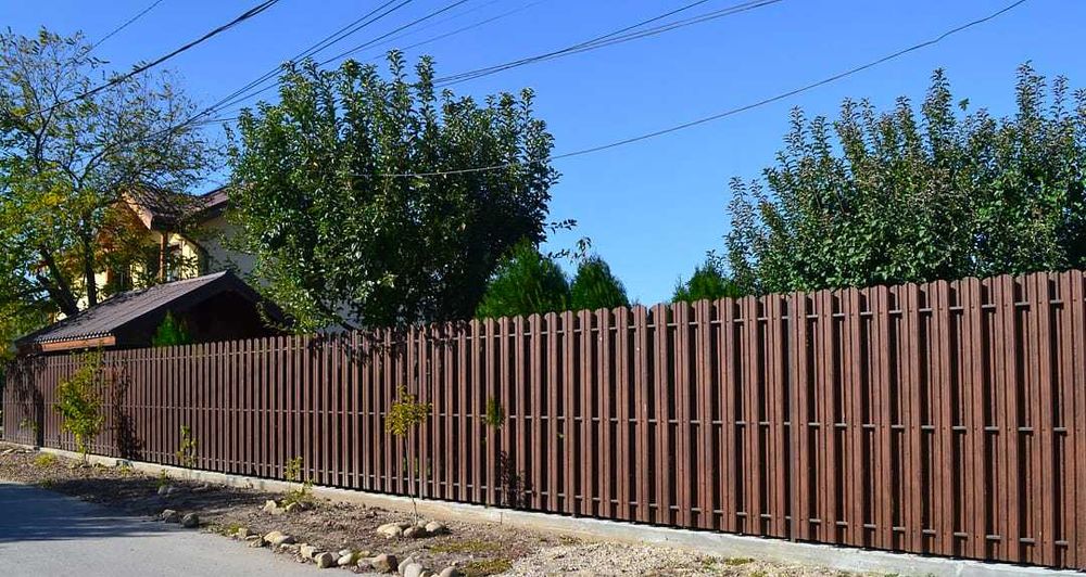 Garduri din sipca metalica, panou stil jaluzele, BCA, tabla si plasa