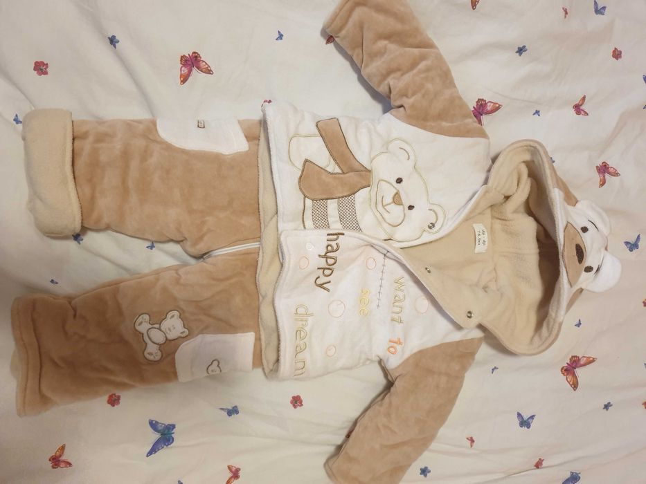 Avgel baby Бебешки космонавт 62 см.,,син 73см.,гащеризон с яке 74см.