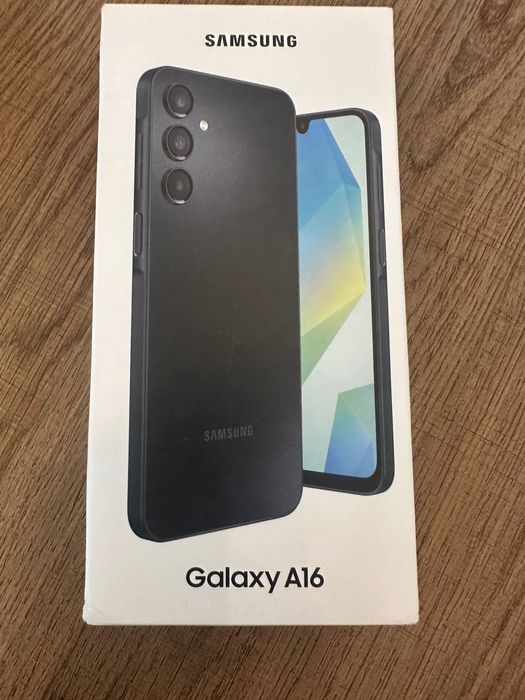 НОВ! Samsung A16 128GB Black 2г.Гаранция!