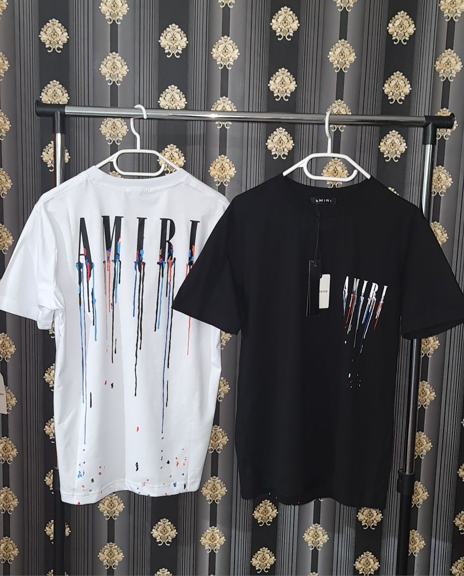 Tricou alb negru AMIRI