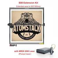 ATOMSTACK E85 +10W 20W 30W модул 850/800mm CNC лазер лазерно гравиране