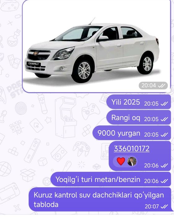 Mashina stayl oq rang