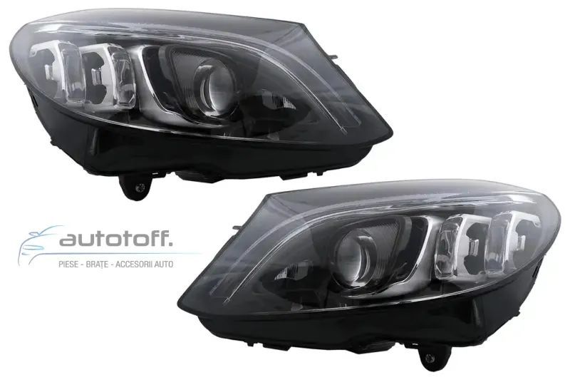 Faruri Full Multibeam LED compatibile cu Mercedes C-Class W205 S205 (2014-2018)