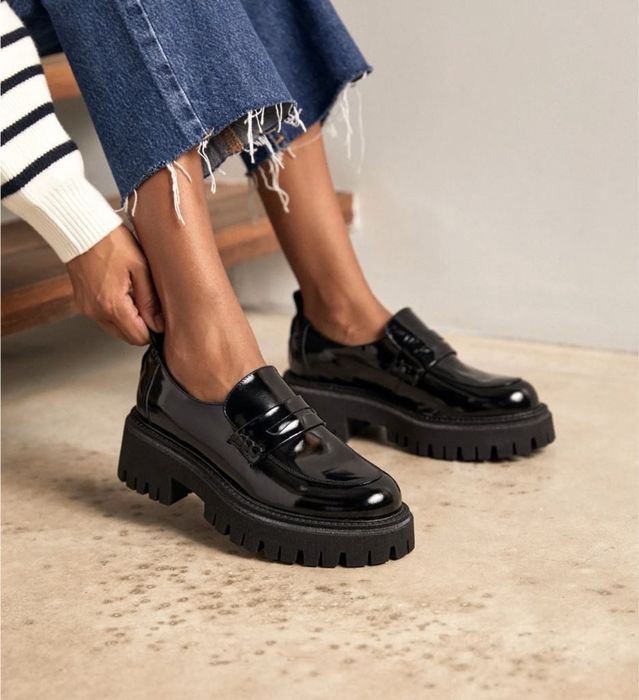 Мокасини от ествествена кожа