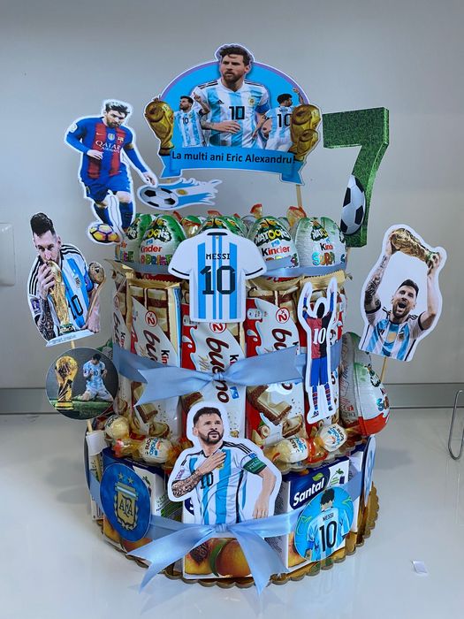 Tort din dulciuri  ambalate