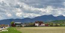 Teren plat P +4 Bran, panoramic munti, DN73, toate utilitatile