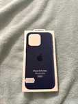 Iphone 15 Pro Max-Apple silicone case(storm blue)