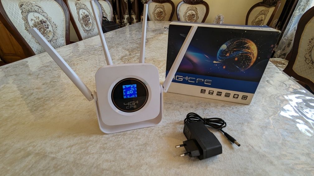 Wi-Fi роутер, Модем 4G CPE со слотом для SIM- карты