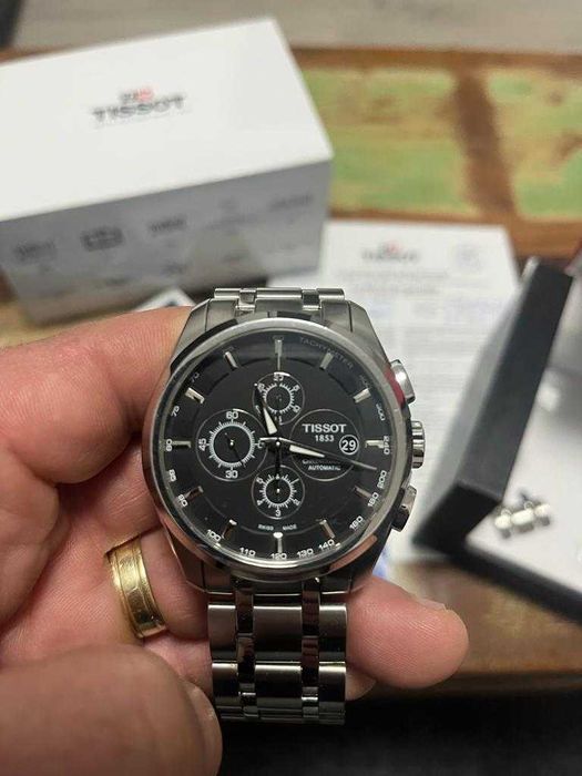 Ceas automatic Tissot T-Classic Couturier Cronograf T035.627.11.051.00