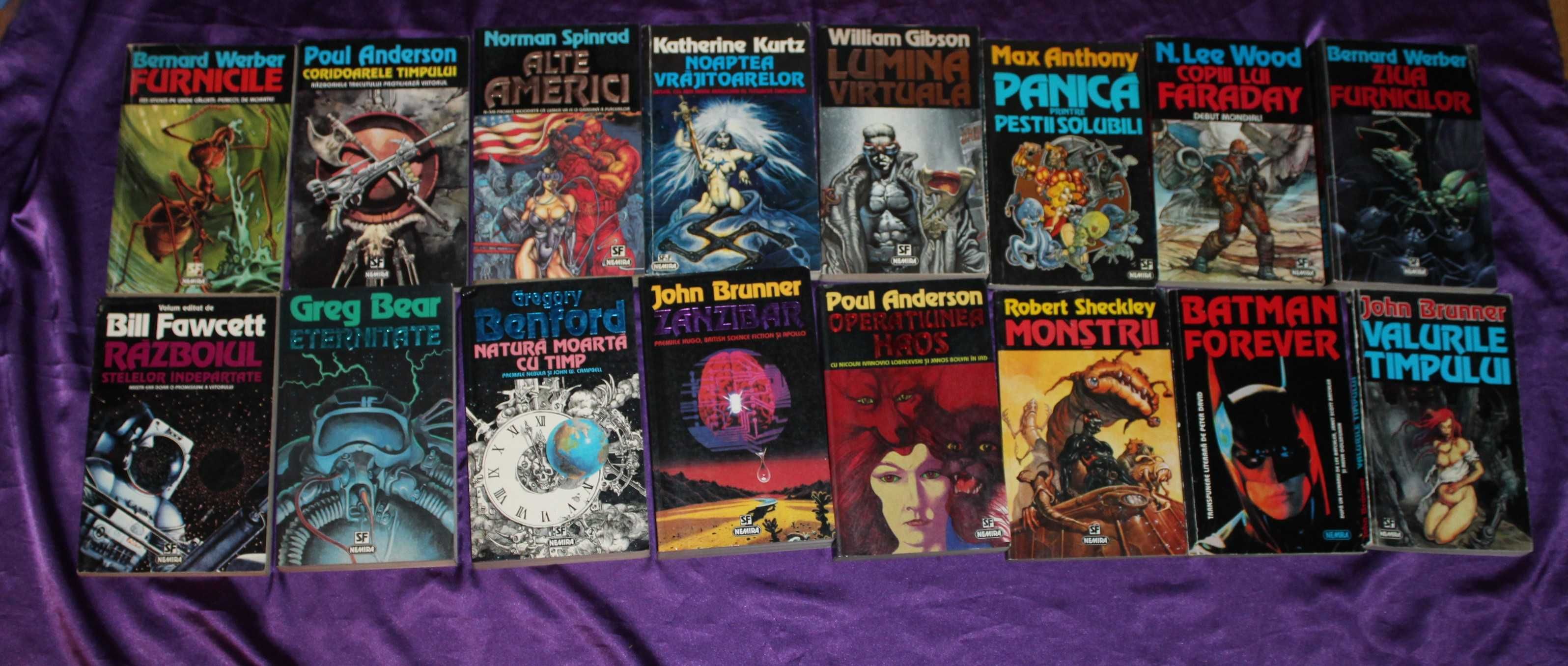 Lot 65 carti sf science fiction editura nemira colectia Nautilus