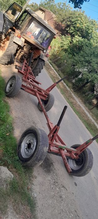 Caruta dupa tractor