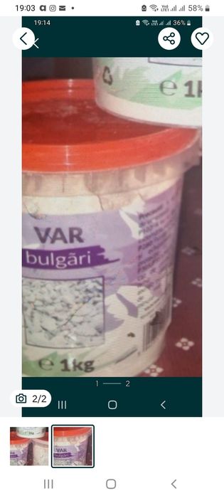 Var nestins  bulgari 1kg/galetusa.