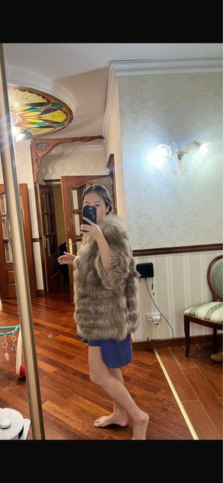 Шуба с шапокой продаю не дорого