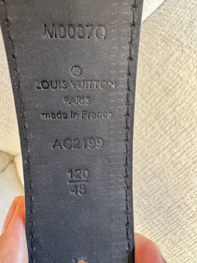 Мъжки кожен колан Louis Vuitton