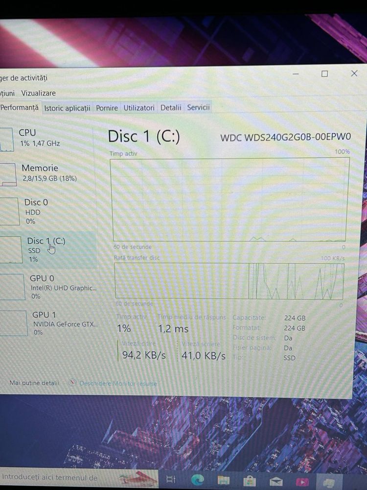Laptop Gaming| GTX1050 4gb| ssd M2 256