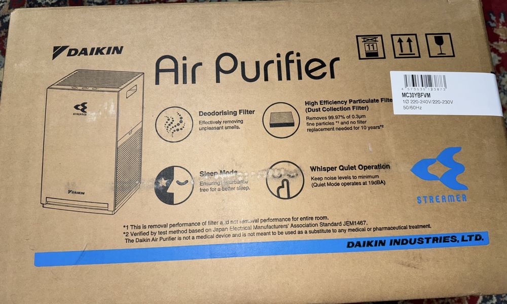 Продам новый очиститель воздуха Daikin MC30.