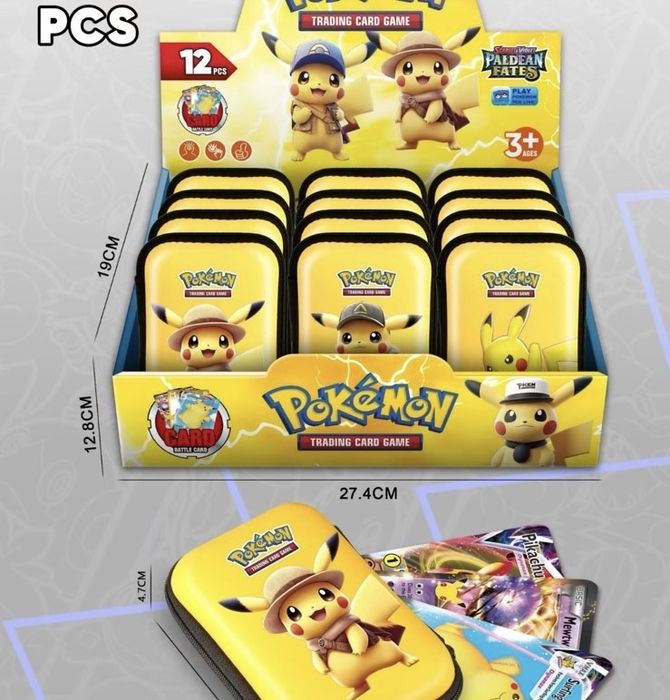 Калъф с карти за игра Покемон Пикачу, Pokemon Pikachu