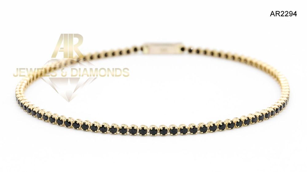 Bratara Aur 14 K model nou Tennis unisex ARJEWELS&DIAMONDS(AR2294)