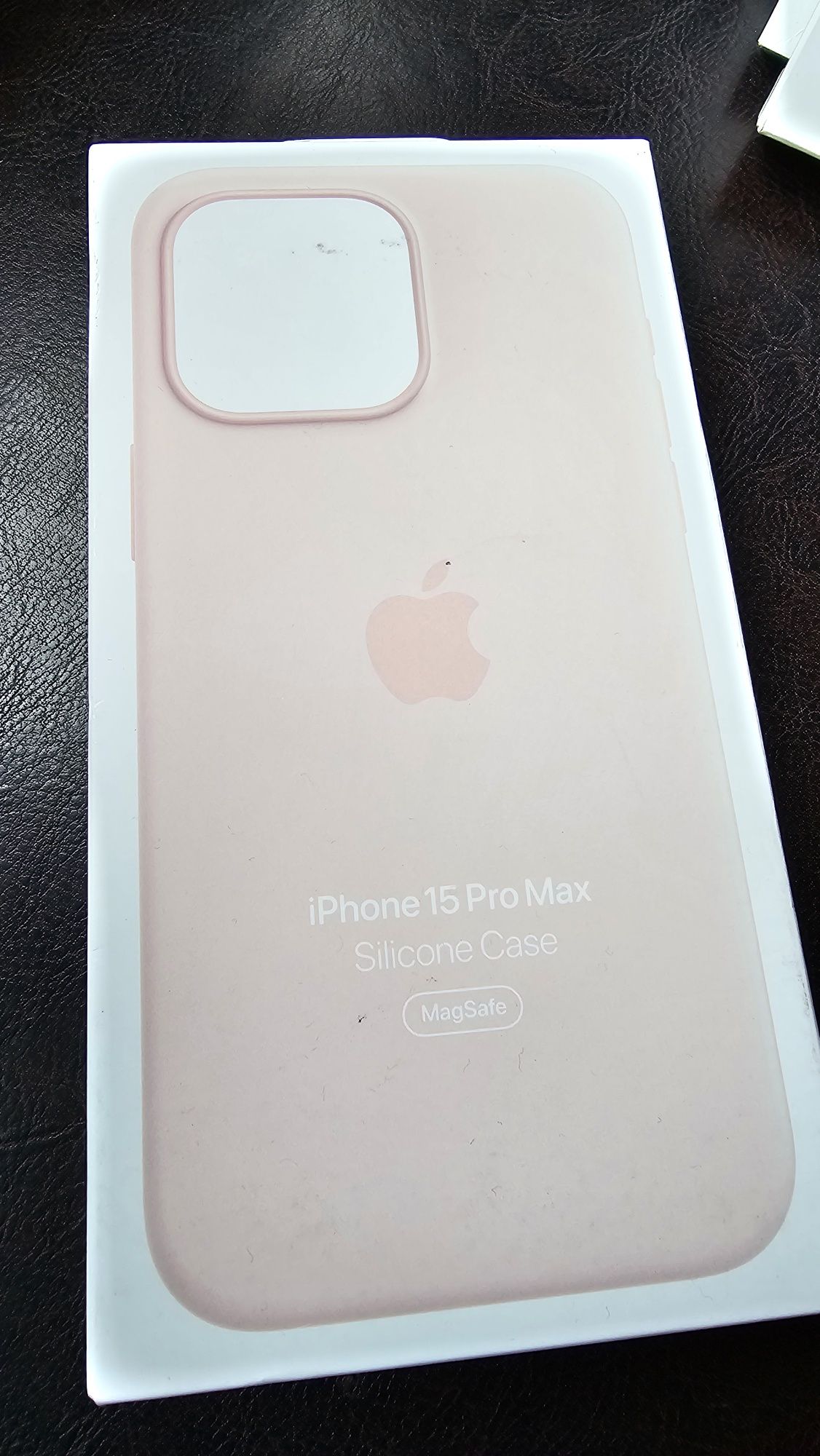 Husa originala din silicon Apple light pink, iphone 15 ProMax
