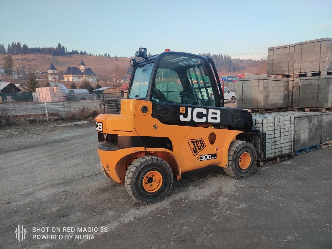 Jcb teletruk 30d 4x4 încărcător telescopic