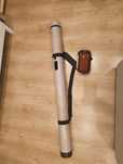 Husa rigida tip tub pentru lansete