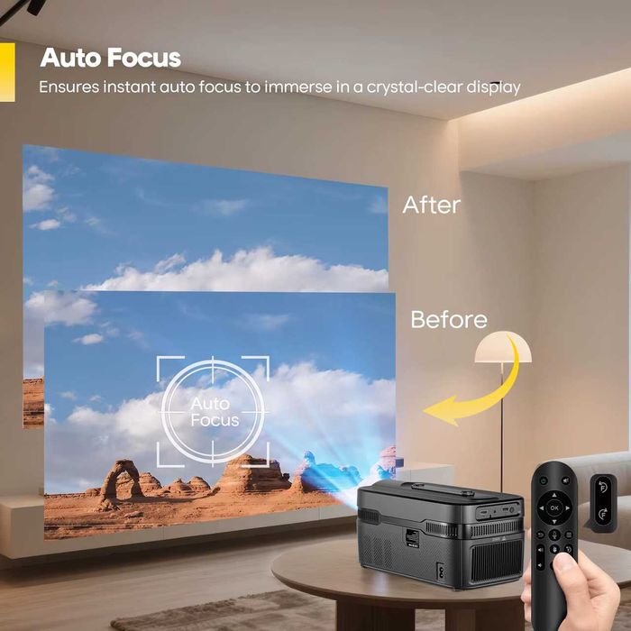 Proiector Magcubic HY450C, 900 ANSI, 1080P Native, Suport 8K/4K