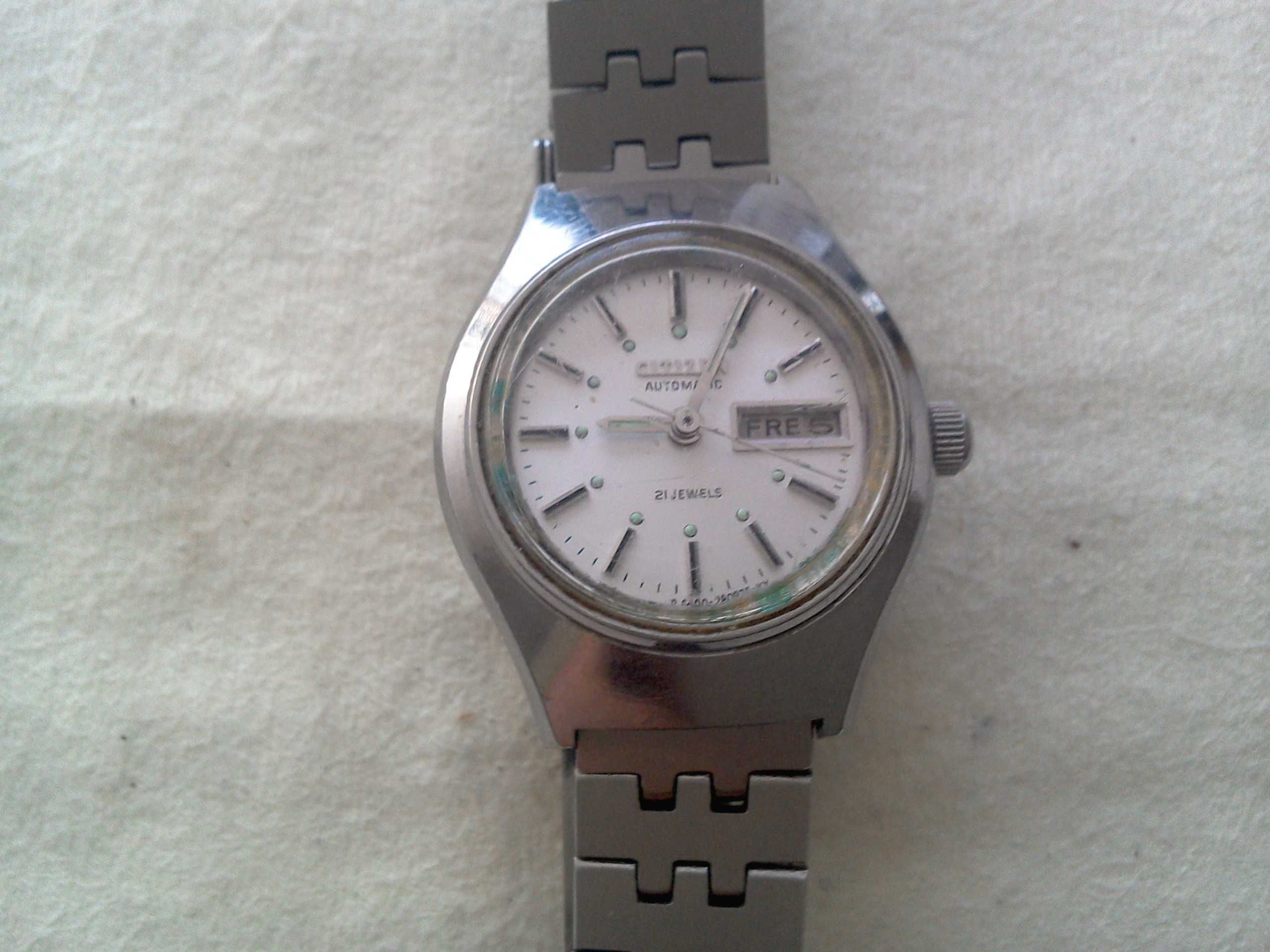 Ceas Citizen, automatic, diametru: 27mm fc, Day date, capac pe filet