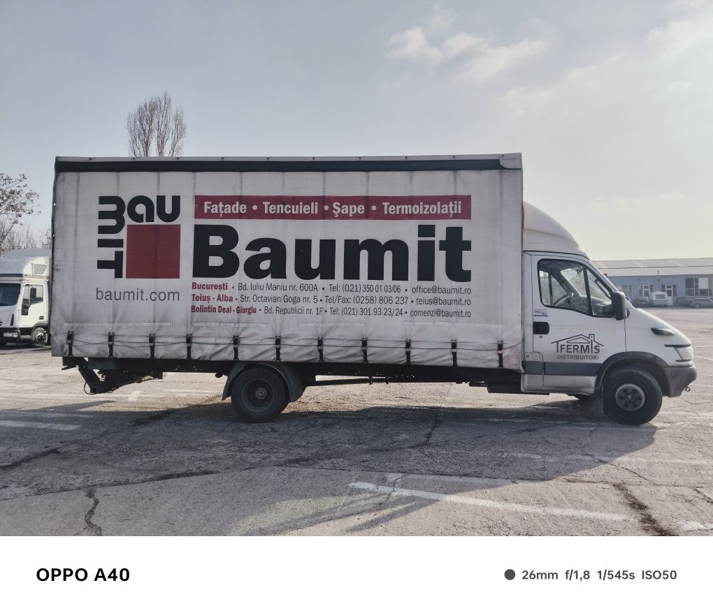 Iveco daily 2007 12 paleți cu lift