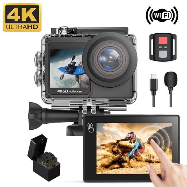 Екшън камера C36 - 4K/60FPS С WIFI водоустойчива до 30 m /SPK065/