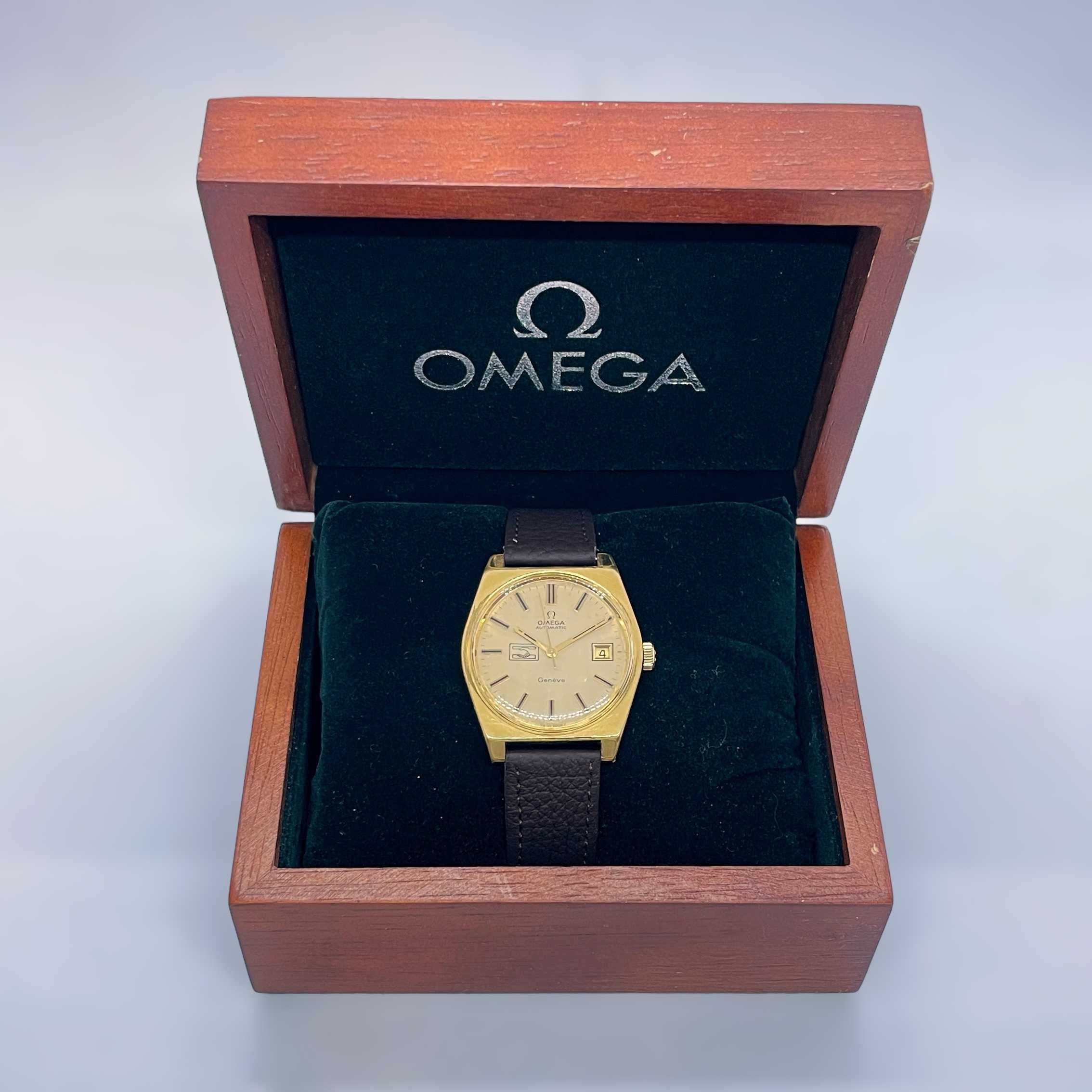 OMEGA Geneve мъжки часовник позлатен