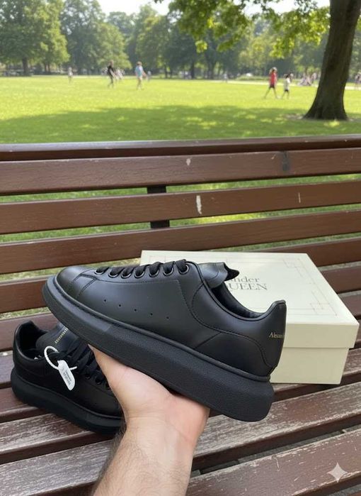 Adidasi Alexander Mc Q u e e n Full Negru - Premium - Piele Full Box